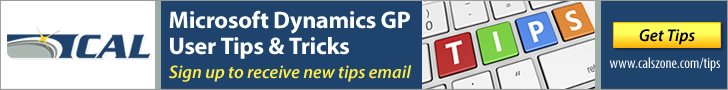 Dynamics GP 2018 Support and Tips