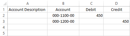 Copy Paste GL From Excel 1