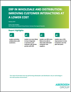 ERP in Wholesale and Distribution: Improving Customer Interactions at a Lower Cost