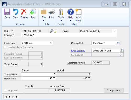 Conquering the Chaos of Batch Posting in Dynamics GP