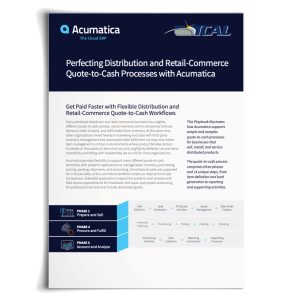 White Paper: Perfecting Distribution and Retail-Commerce Quote-to-Cash Processes with Acumatica