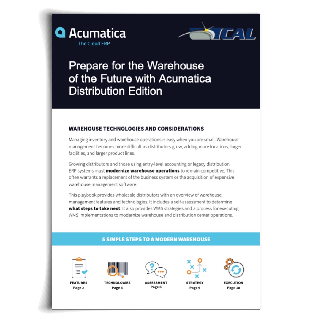 Prepare for the Warehouse of the Future with Acumatica Distribution Edition