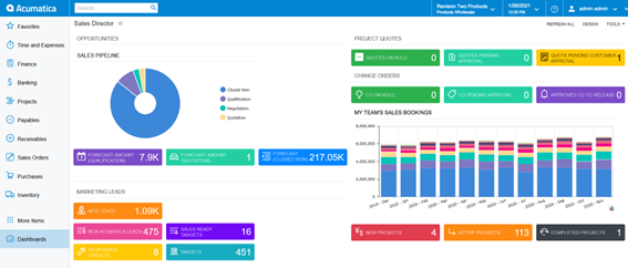 Learn more about Acumatica's CRM tools